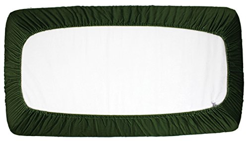 Dear Baby Gear Deluxe Crib Sheet Minky Fabric Baby Crib Sheets, Soft Machine-Washable Crib Mattress Sheet, Baby Bed Sheets - Football Field Print, 52"X28"X10" #TOP1