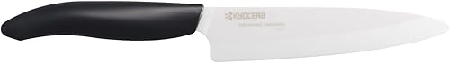 Kyocera Revolution Series - Cuchillo para rebanar, blanco, 5 pulgadas