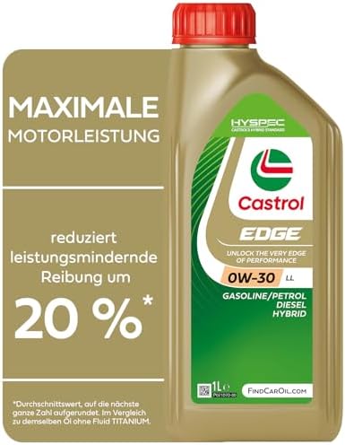 Castrol Edge 0W-30 LL Motor Oil, 1 Liter