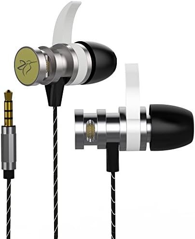 Earbuds, ZIOFEN in-Ear Headphones Headsets Heavy Bass Earphones with Microphone Mic Wired Earbuds and Volume Control for iPhone Samsung iPad and Most Android Phones (Color=Gray)