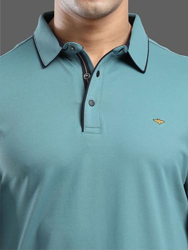 Image of STELLERS Men's Premium Softberry Pique Polo T-Shirt | Feather Touch Feel |Regular Fit| Odour Resistant| Anti-Static| Wrinkle Free | Quick Dry | Stretchable | Lightweight | Sweat-Proof