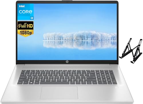 HP 17 Inch Laptop Computer, 17.3" FHD Business Laptop, Intel Core i3-N305(8-Core), 32GB RAM, 1TB SSD, Intel UHD Graphics, Finger