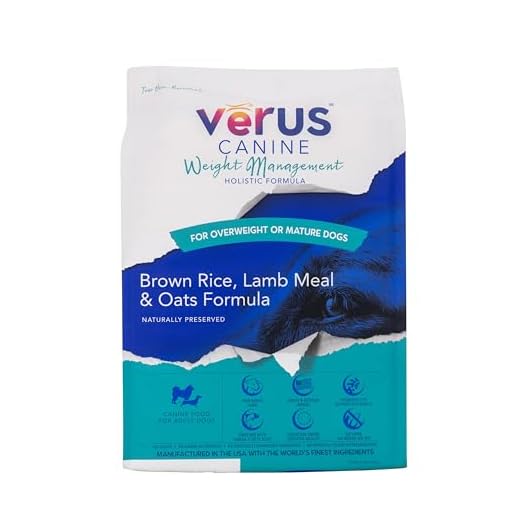 VeRUS Pet Foods Dry Dog Food Lamb, Weight Management Formula 12lb Bag