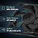 ARCTIC P12 Pro PST - 5 Pack - Powerful Premium Fan, 120 mm PWM Fan with Y-Cable Splitter, 600-3000 RPM, 0 RPM <5% PWM, Fluid Dynamic Bearing, 4-Pin - Black