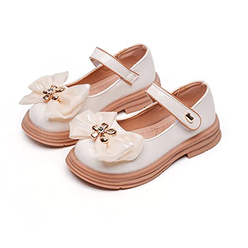 Fashion Spring Summer Children Casual Shoes Girls Dress Shoes Thick Sole Round Toe Solid Color Bowknot Princess Boots2