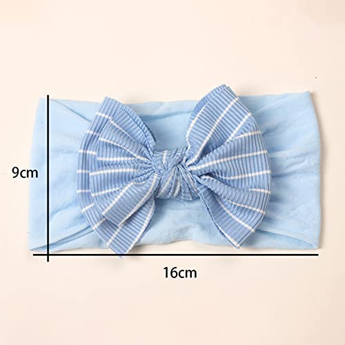 Qvkarw Toddler Infant Kids Boys Girls Stripe Bowknot Prints Hat Caps Hairband Headwear Baby Baseball