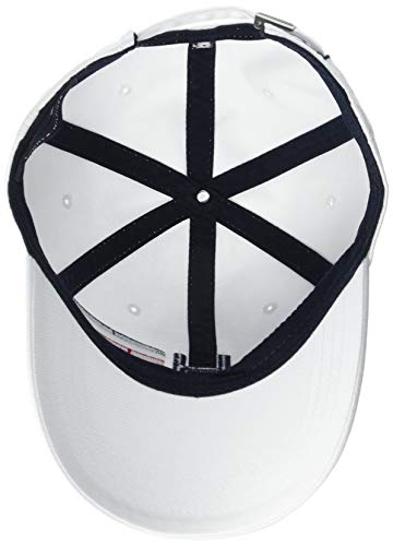Tommy Hilfiger Men's Cotton Ira Adjustable Baseball Cap, Classic White, Os #TOP2