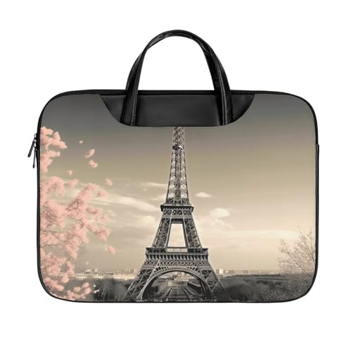 Bolsa para laptop impermeable de cuero 15.6 pulgadas miniatura 1