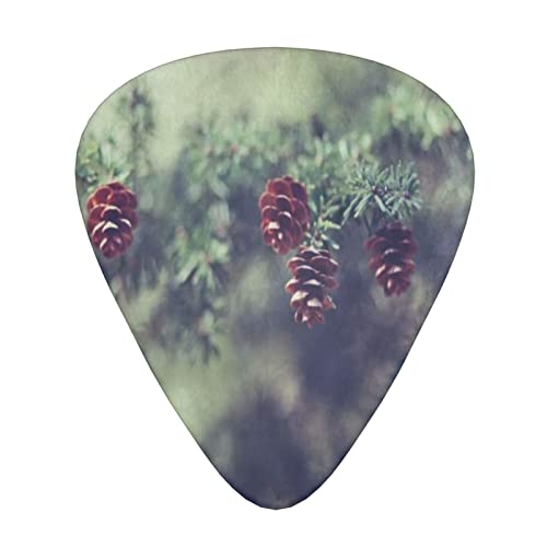 Lot de 12 médiators en forme de pomme de pin pour guitare basse électrique et acoustique - Les Beatles, Paul McCartney, John Lennon, RIngo Starr, George Harrison Lot de 12 médiators en forme de pomme de pin pour guitare basse électrique et acoustique