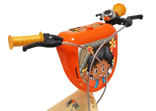 Vélo 14 pouces avec petites roues Prince des Sables pour apprendre à pédaler sans peur