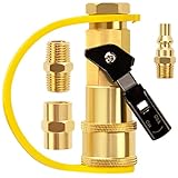 DOZYANT 1/4' RV Propane Quick Connect Adapter for Propane Hose, Quick Connect or Disconnect Kit...