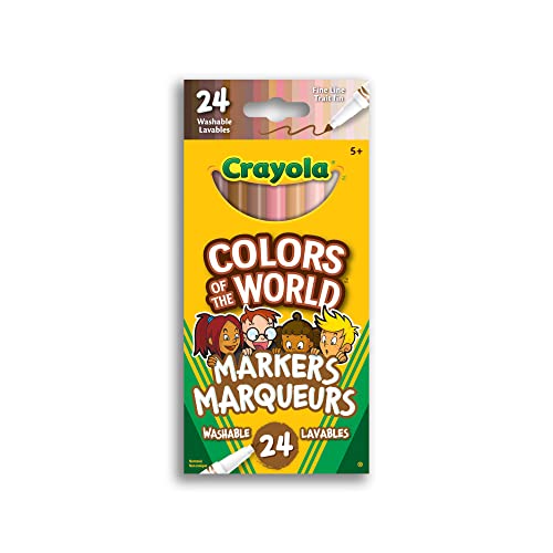 Marqueurs Crayola Colors of The World 24 ct