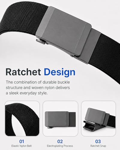 Image of Mens Belt, Tactical Military Utility Rigger Work 1.25 Inch Belts for Men Women with Quick Release Buckle