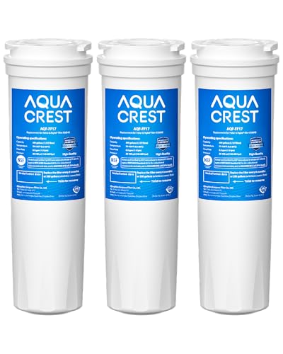 AQUACREST 836848 Refrigerator Water Filter, Compatible with Fisher & Paykel 836848, 836860, E522B, PS2067635, RF90A180DU, EFF-6017A, E402B, E442B, SUPCO WF296 (3 Pack)
