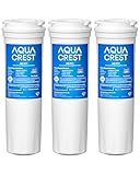 AQUACREST 836848 Refrigerator Water Filter, Compatible with Fisher & Paykel 836848, 836860, E522B, PS2067635, RF90A180DU, EFF-6017A, E402B, E442B, SUPCO WF296 (3 Pack)