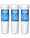 AQUACREST 836848 Refrigerator Water Filter, Compatible with Fisher & Paykel 836848, 836860, E522B, PS2067635, RF90A180DU, EFF-6017A, E402B, E442B, SUPCO WF296 (3 Pack)