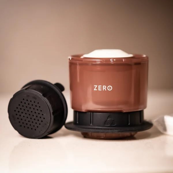 French Press Coffee Maker – Quick Brew in 60 Seconds, Portable Manual Coffee Press with Stainless Steel Filter, Compact & Eco-Friendly for Travel, Home, Office, Outdoors – Trinity Zero