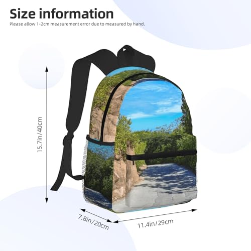 Mochila plegable ultraligera para viaje 20L negra miniatura 3