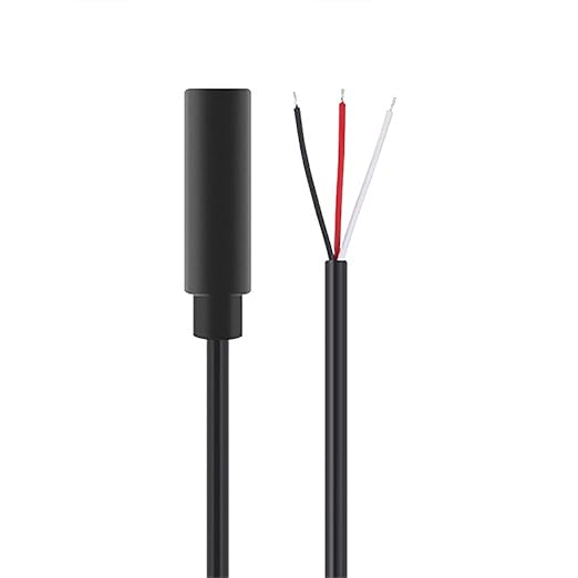 5 Piezas Cable Audio 3.5mm Hembra a Cable Pelado TRS 3 Polos 30cm miniatura 3
