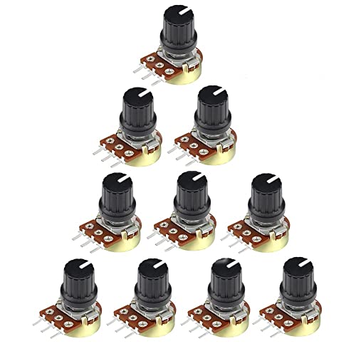 Image of 5PCS Potentiometer Resistor 3 Pin Linear Taper Rotary Potentiometer,2K Ohm