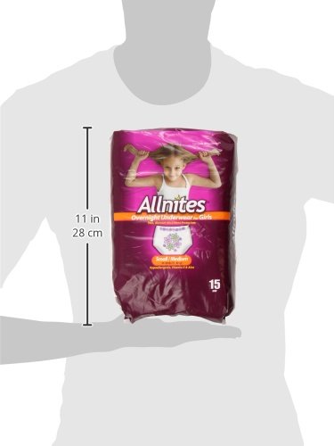 Allnites Overnight Underwear For Girls, Small/Medium, 60 Count #TOP6