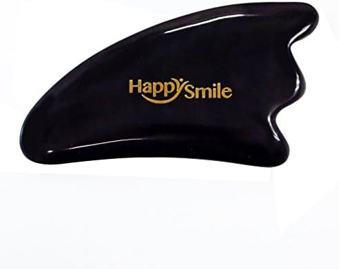 Best Gua Sha Scraping Massage Tool made with Buffalo Horn, Quality & Beautiful Great guasha Tools for Graston SPA Acupuncture Therapy Treatment on Face Back Arm Feet(Triangle shape)