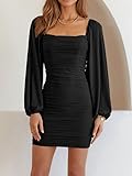 Zoom IMG-2 haibang vestito donna elegante maniche