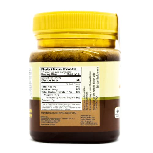Miel natural con semilla negra y jengibre 250 g miniatura 2