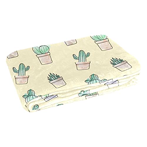 Couverture cactus plaid chaud lit canapé pique-nique camping plage