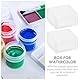NUOBESTY 25 StüCk Leere Aquarellpfannen, 0.5ml Transparente Plastik NäPfchen, Kompakte Aufbewahrung Und Organisation Von Aquarellfarben, FüR DIY Wasserfarben