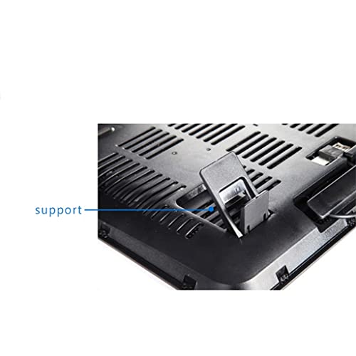 Base refrigerante portátil para notebook con dos ventiladores silenciosos miniatura 5