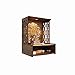 Rellon Industries Wooden Mandir for Home Pooja - Beautiful Temple Stand for Office With LED Spot Light (A1)