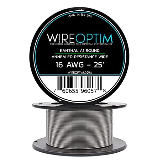 WIREOPTIM - 16 AWG - Kanthal A1 Resistance Wire - 25 Feet
