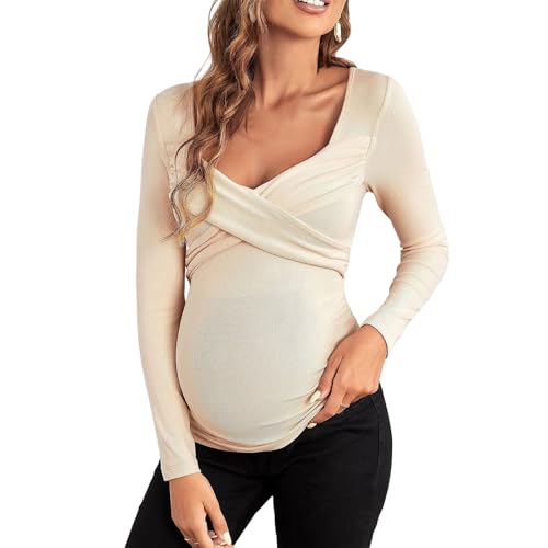 Chemise de maternité enveloppante et élégante pour sublimer les courbes de la grossesse