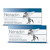 Neradin® Tabletten [2x40 Stück]: Rezeptfreies Arzneimittel bei sexueller Schwäche - Testosteron-Booster für spontanen Sex