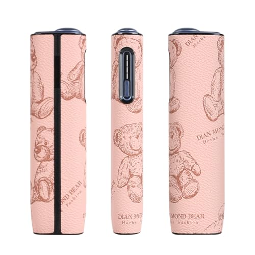 VANSUKY Schutzhülle für iLUMA i ONE (M0033) Vintage Bärenserie PU Leder & Silikon Cover Anti-Fingerabdruck Stoßfest Kratzfest