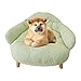 Hundestuhl – Haustiersofa | Eckhundebett | Sofas und Stühle für Hunde | Hundesofabett | Abnehmbare Couch Hundebett Hundesofa Couch | Weicher Haustiercouchstuhl, atmungsaktives Katzennestbett für das W