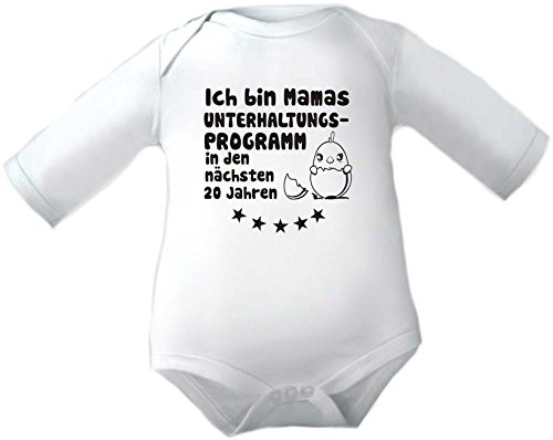 KLEINER FRATZ Body Baby 1/1-Arm mit Druck ICH Bin Mama`S UNTERHALTUNGSPROGRAMM. (Gr. 62/68) / 150030 Cover
