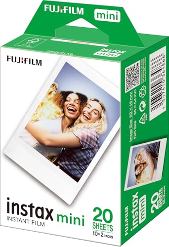 INSTAX mini instant film White Border, 20 shot Pack, suitable for all mini cameras and printers - 3