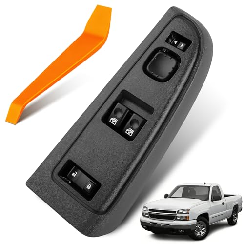 Dacall Power Window Switch Fit for Chevrolet Chevy Silverado 1500/2500/3500 & GMC Sierra 1500/2500/3500 (2003-2007) Front Left Driver Side, Replaces 920-023, 15883318 by Dacall - Used condition - US$36.02