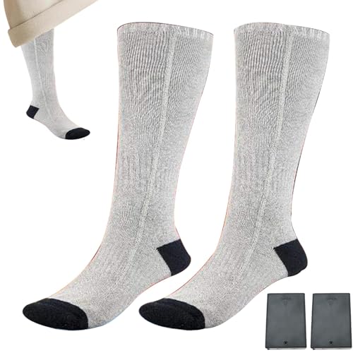 Chaussettes chauffantes contre les pieds gelés en plein froid extrême
