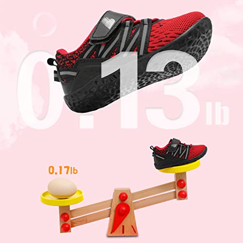 Barerun Toddler/Infant Boys Girls Shoes Running/Walking Sports Sneakers Baby Sneakers Black Size 8 Toddler #TOP3