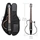 SONICAKE Elektro Akustische Gitarre Tragbarer Korpus aus massivem Mahagoni, Einfach zu montierende Rahmen, Multi Korpus Form Sim Preamp, Gigbag und Zubehör QGT-01