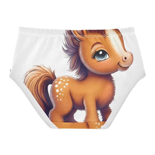 Cotton Girls Underwear Toddlers Cute Donkey Funny Animal Panties Little Girl Animals Undies Kids Briefs 2t2