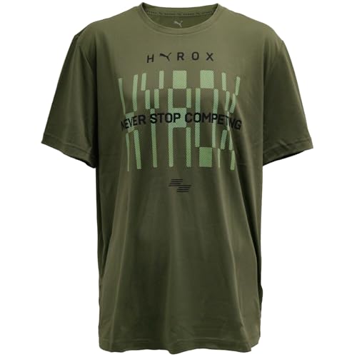 [プーマ] Tシャツ 半袖 HYROX TRAIN All DAY TEEト レーニングウェア 526887 [メンズ] (81／ローデングリーン 【XL】)