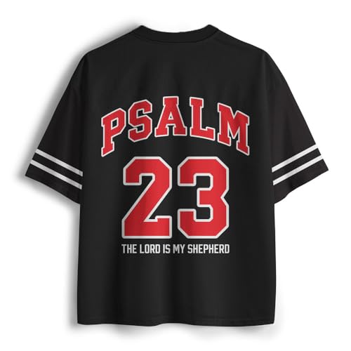 Graphic Tees Summer Novelty Women Men Oversized Psalm Jesus Element Christian Jersey2