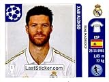 2011-12 Panini UEFA Champions League Stickers #217 Xabi Alonso Real Madrid CF Official UCL Soccer Sticker in Raw (NM or Better) Condition
