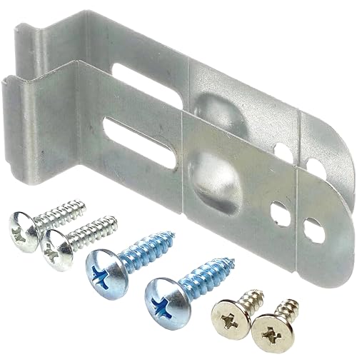 UPGRADE DD94-01002A Dishwasher Assembly-Install Kit Fits for Samsung Dishwashers Mounting Bracket Replaces AP4450818 2077601 PS4222710 EAP4222710, includes 2 x Mounting Brackets, 6 x Mounting Screws