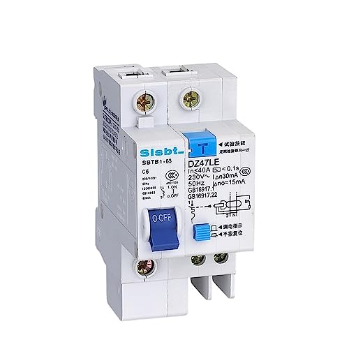 Disyuntor de fuga DZ47 SBTB1L tipo 1PN para protección eléctrica del hogar 4
