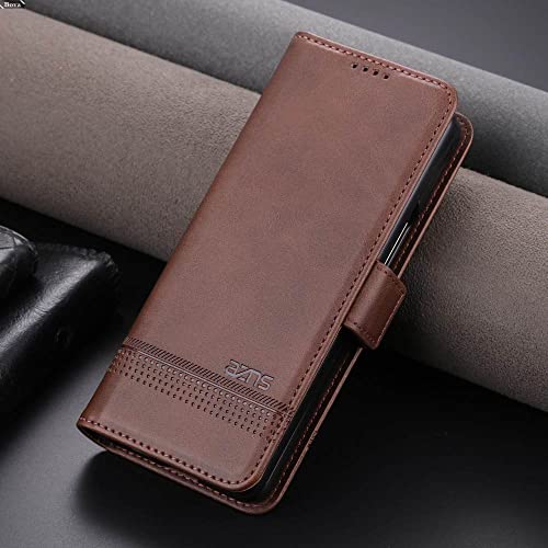 Étui Cuir Marron pour Samsung Galaxy Z Fold 4 - Idéal pour le Bureau et Voyages